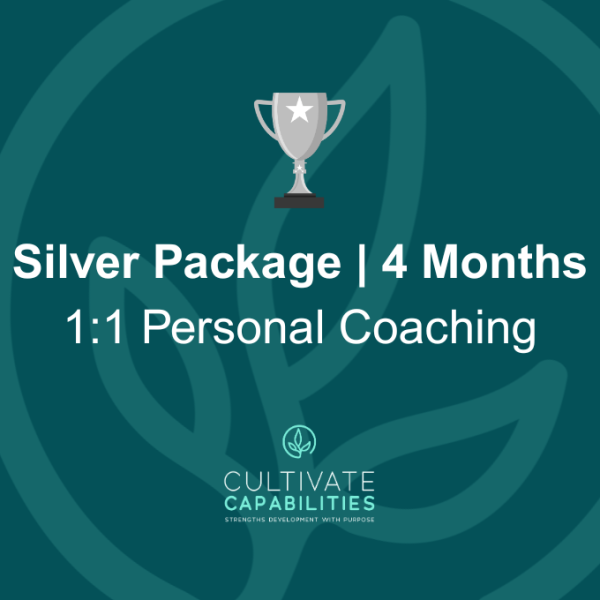 “Silver” – 1 on 1 Coaching Plan for 4 months